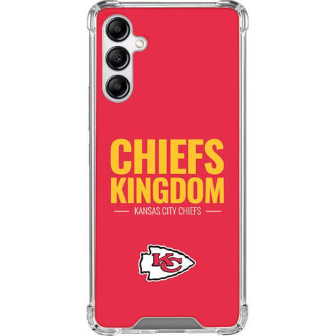 NFL Kansas City Chiefs Team Motto Galaxy A14 5G Clear Case
