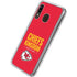 NFL Kansas City Chiefs Team Motto Galaxy A20 Clear Case