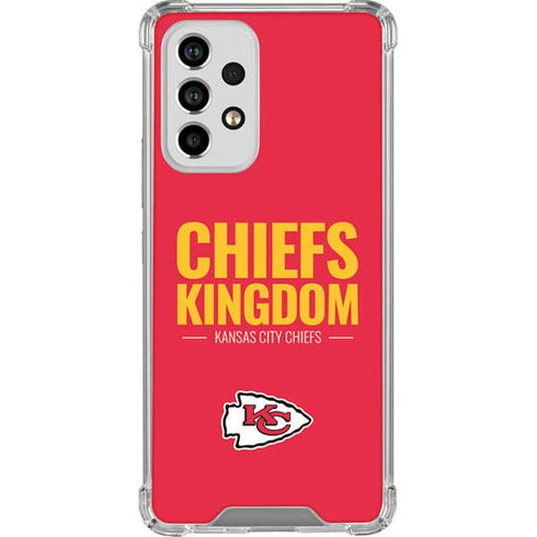 NFL Kansas City Chiefs Team Motto Galaxy A33 5G Clear Case