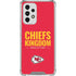 NFL Kansas City Chiefs Team Motto Galaxy A33 5G Clear Case