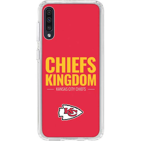 NFL Kansas City Chiefs Team Motto Galaxy A50 Clear Case
