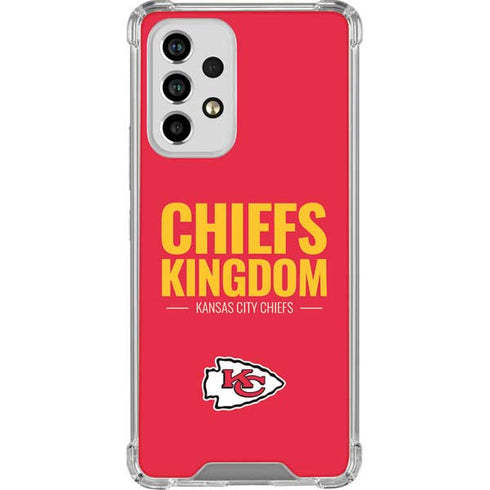 NFL Kansas City Chiefs Team Motto Galaxy A53 5G Clear Case