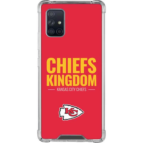 NFL Kansas City Chiefs Team Motto Galaxy A71 5G Clear Case