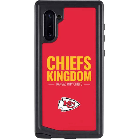 NFL Kansas City Chiefs Team Motto Galaxy Note 10 Waterproof Case
