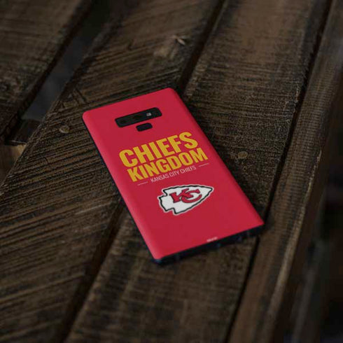 NFL Kansas City Chiefs Team Motto Galaxy Note 9 Skin