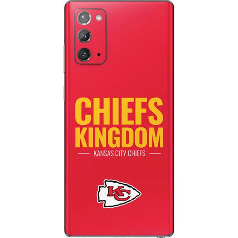 NFL Kansas City Chiefs Team Motto Galaxy Note20 5G Skin