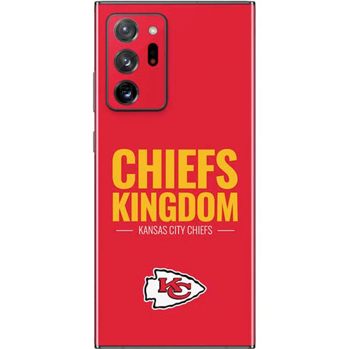 NFL Kansas City Chiefs Team Motto Galaxy Note20 Ultra 5G Skin