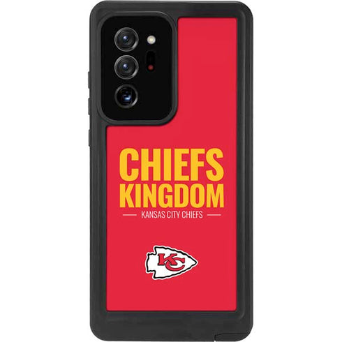NFL Kansas City Chiefs Team Motto Galaxy Note20 Ultra 5G Waterproof Case