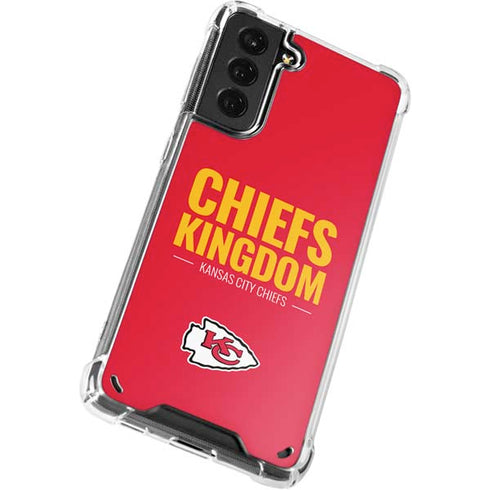 NFL Kansas City Chiefs Team Motto Galaxy S21 Plus 5G Clear Case