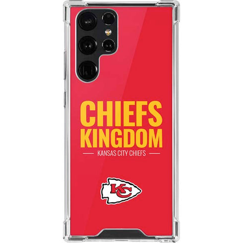 NFL Kansas City Chiefs Team Motto Galaxy S22 Ultra Clear Case