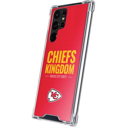 NFL Kansas City Chiefs Team Motto Galaxy S22 Ultra Clear Case