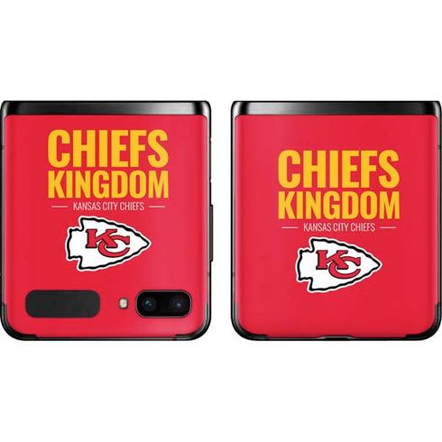 NFL Kansas City Chiefs Team Motto Galaxy Z Flip Skin
