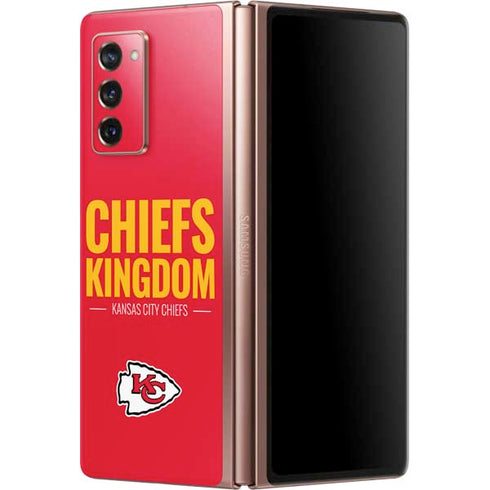 NFL Kansas City Chiefs Team Motto Galaxy Z Fold2 5G Skin