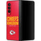 NFL Kansas City Chiefs Team Motto Galaxy Z Fold3 5G Skin