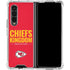 NFL Kansas City Chiefs Team Motto Galaxy Z Fold4 5G Clear Case
