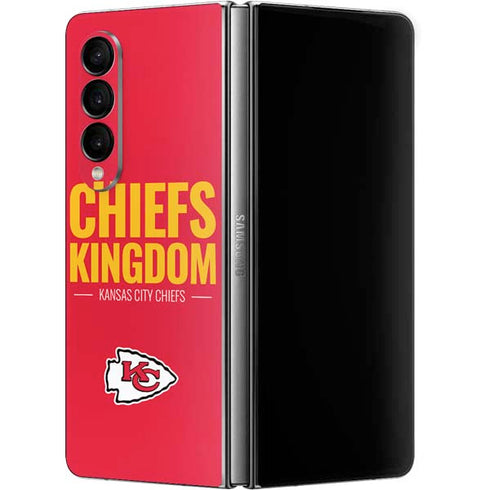 NFL Kansas City Chiefs Team Motto Galaxy Z Fold4 5G Skin
