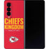 NFL Kansas City Chiefs Team Motto Galaxy Z Fold4 5G Skin