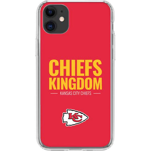NFL Kansas City Chiefs Team Motto iPhone 11 Clear Case