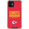 NFL Kansas City Chiefs Team Motto iPhone 12 Mini Clear Case
