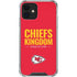 NFL Kansas City Chiefs Team Motto iPhone 12 Mini Clear Case