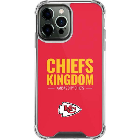 NFL Kansas City Chiefs Team Motto iPhone 13 Pro Max Clear Case
