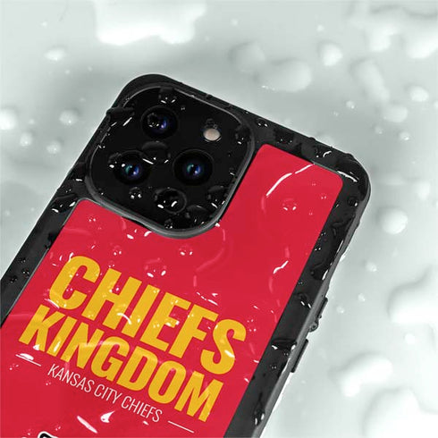 NFL Kansas City Chiefs Team Motto iPhone 15 Pro Waterproof Case