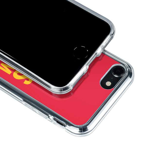 NFL Kansas City Chiefs Team Motto iPhone SE (2nd & 3rd Gen) Clear Case