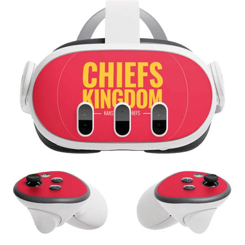 NFL Kansas City Chiefs Team Motto Meta Quest 3 Skin