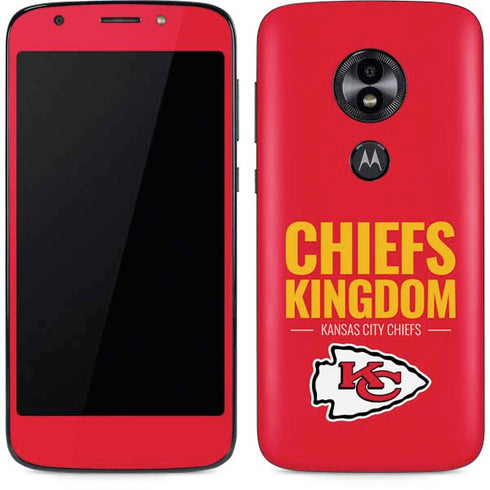NFL Kansas City Chiefs Team Motto Moto E5 Play Skin