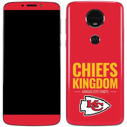 NFL Kansas City Chiefs Team Motto Moto E5 Plus Skin