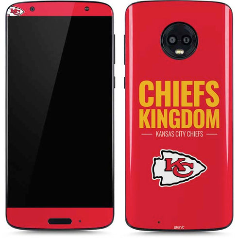 NFL Kansas City Chiefs Team Motto Moto G6 Skin