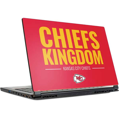 NFL Kansas City Chiefs Team Motto MSI GS65 Stealth Laptop Skin