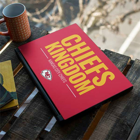 NFL Kansas City Chiefs Team Motto MSI GS65 Stealth Laptop Skin