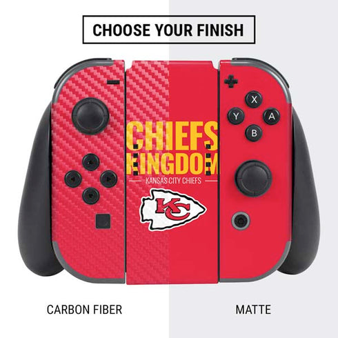 NFL Kansas City Chiefs Team Motto Nintendo Switch Bundle Skin