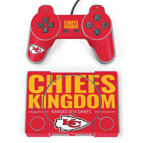 NFL Kansas City Chiefs Team Motto PlayStation Classic Bundle Skin