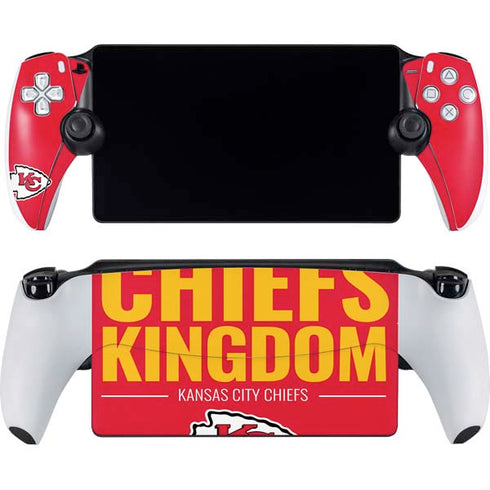 NFL Kansas City Chiefs Team Motto PlayStation Portal Remote Player Skin