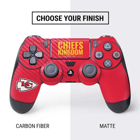 NFL Kansas City Chiefs Team Motto PS4 Controller Skin
