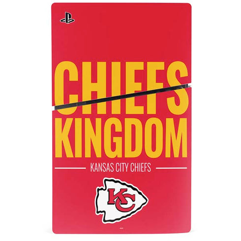 NFL Kansas City Chiefs Team Motto PS5 Slim Disk Console Skin