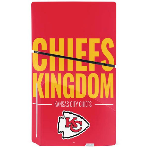 NFL Kansas City Chiefs Team Motto PS5 Slim Disk Console Skin