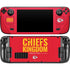 NFL Kansas City Chiefs Team Motto Steam Deck Handheld Gaming Computer Skin