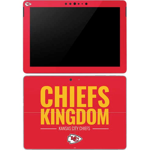 NFL Kansas City Chiefs Team Motto Surface Go Skin