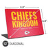 NFL Kansas City Chiefs Team Motto Universal Laptop 12in (9.8 x 6.8in) Skin
