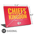 NFL Kansas City Chiefs Team Motto Universal Laptop 14in (11.4 x 8.2in) Skin