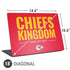 NFL Kansas City Chiefs Team Motto Universal Laptop 18in (14.6 x 10.6in) Skin