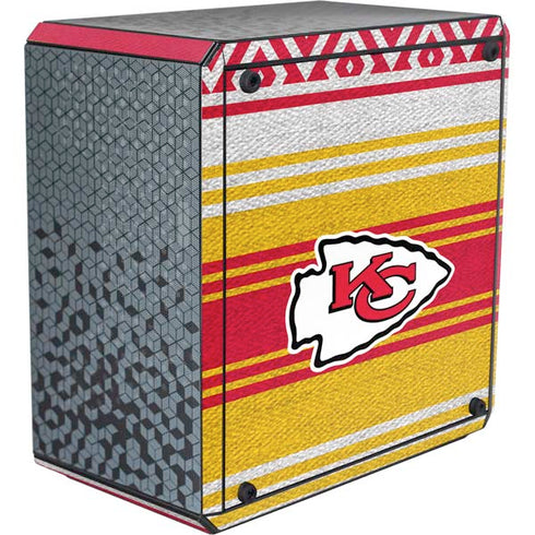 NFL Kansas City Chiefs Trailblazer Cooler Master MasterBox Q300L Mini Tower Skin