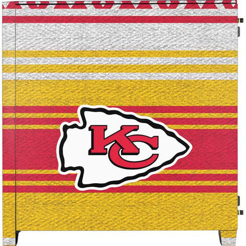 NFL Kansas City Chiefs Trailblazer Corsair 4000D Tempered Glass Mid-Tower ATX Case Skin