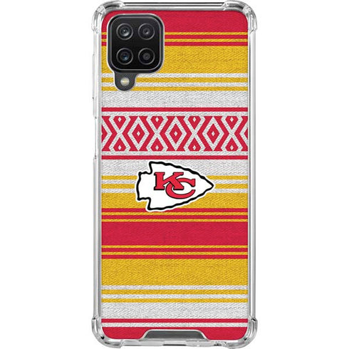 NFL Kansas City Chiefs Trailblazer Galaxy A12 Clear Case