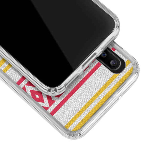 NFL Kansas City Chiefs Trailblazer Galaxy A20 Clear Case