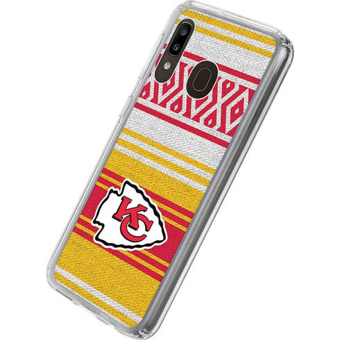 NFL Kansas City Chiefs Trailblazer Galaxy A20 Clear Case