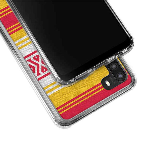 NFL Kansas City Chiefs Trailblazer Galaxy A21 Clear Case